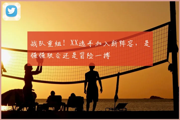 战队重组！XX选手加入新阵容，是强强联合还是冒险一搏