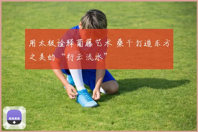用太极诠释葡藤艺术 桑干打造东方之美的“行云流水”